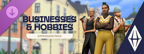 The Sims™ 4 Businesses & Hobbies Expansion Pack cover art