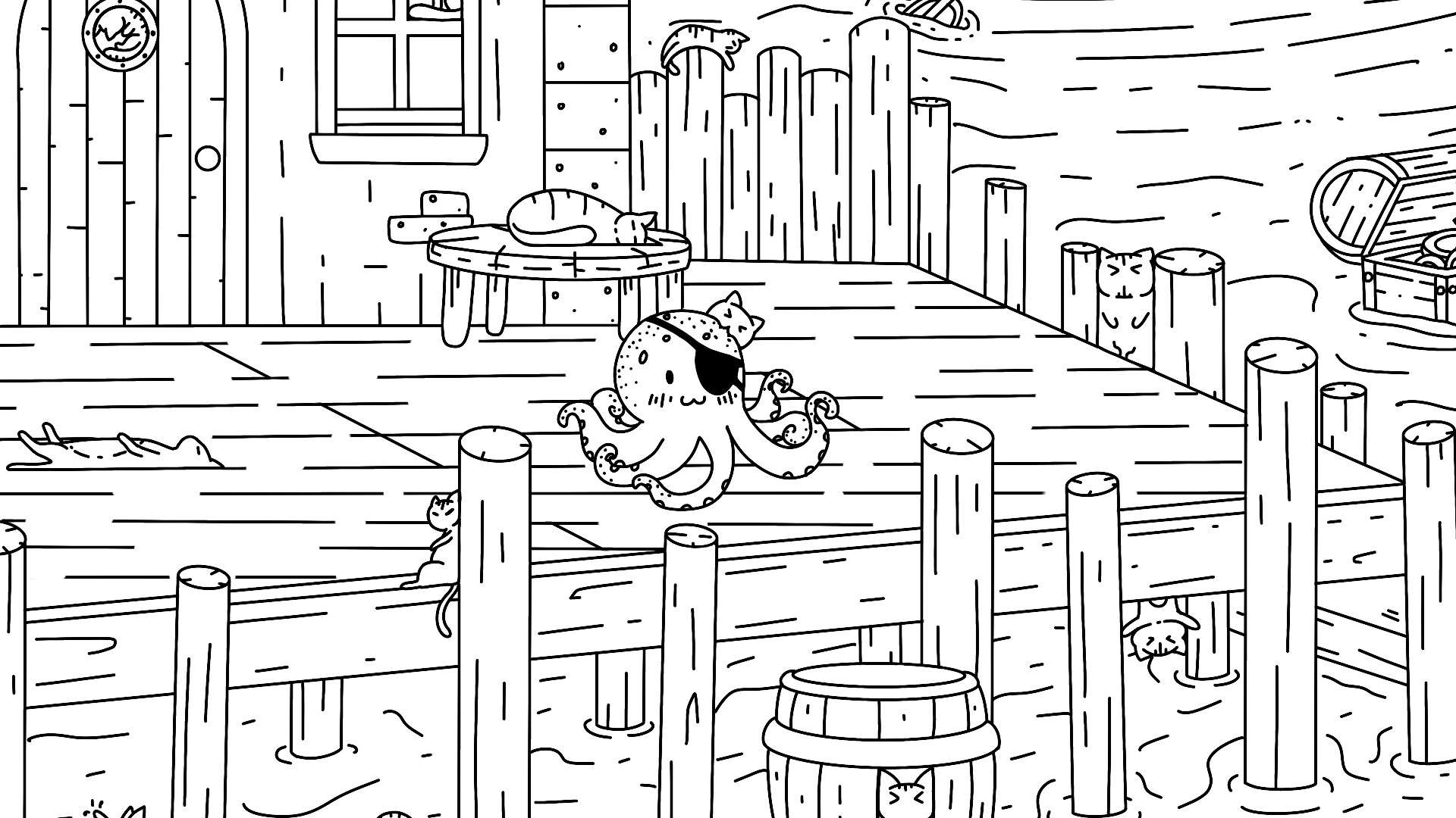 100 Pirate Cats - Artbook Featured Screenshot #1