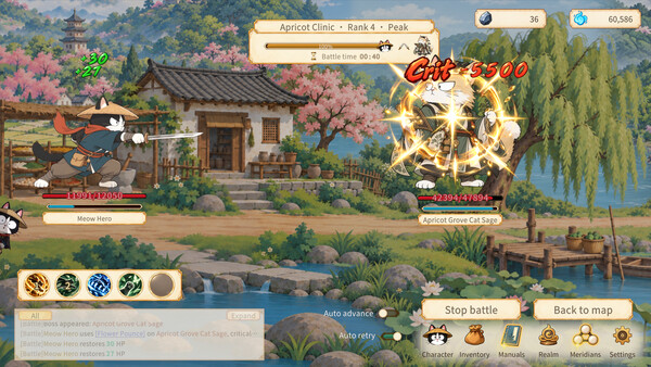 Meowxia: Idle Wuxia screenshot 2