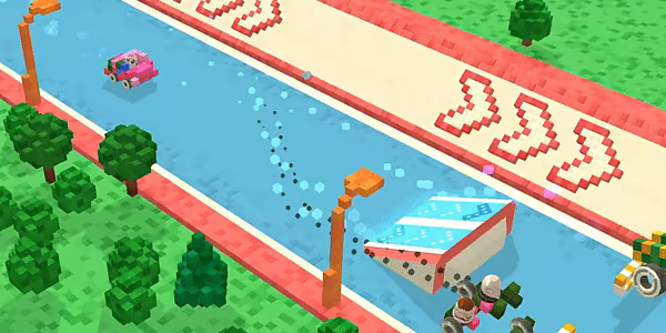 Pixel Car Racing: Blocky Crash video 2