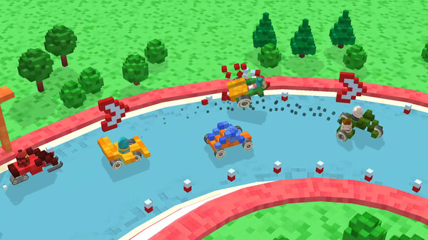 Pixel Car Racing: Blocky Crashfor windows and Linux 1