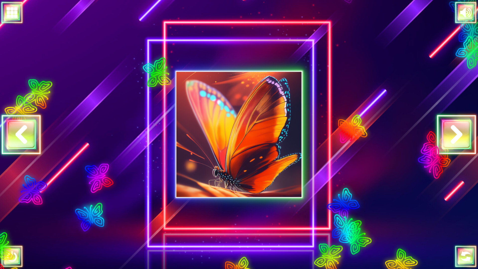Neon Fantasy: Butterflies screenshot #6