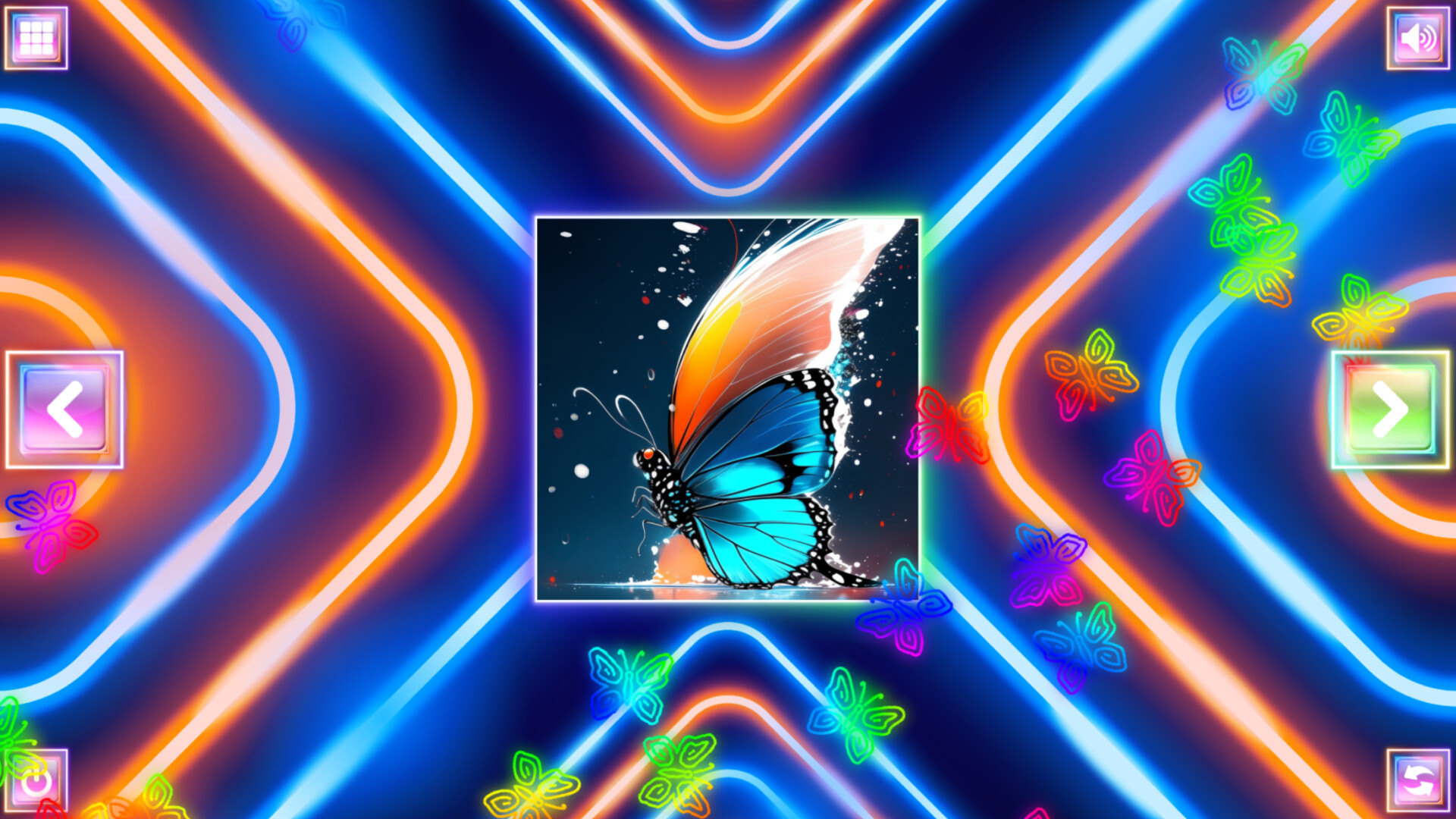 Neon Fantasy: Butterflies screenshot 4
