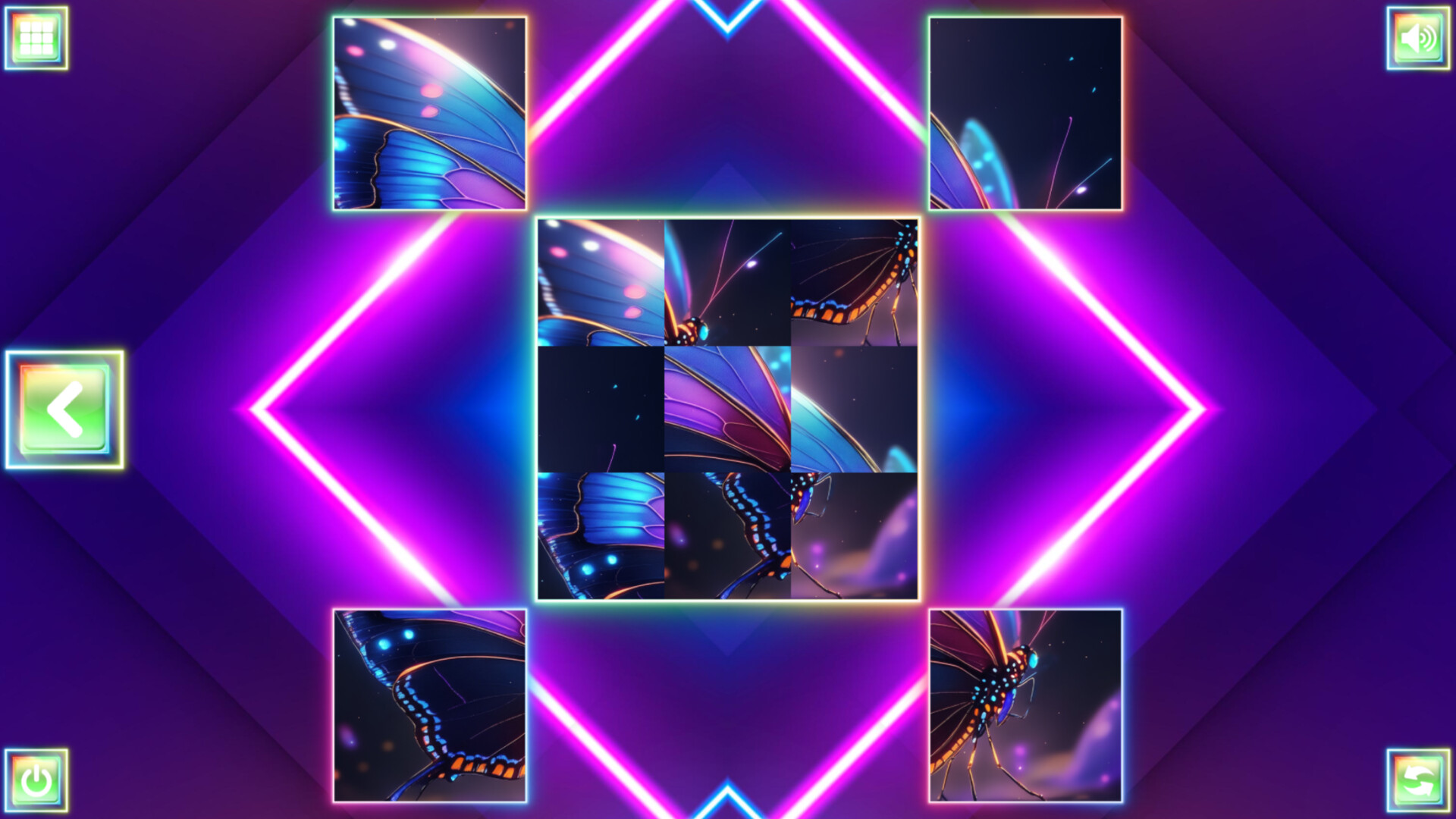 Neon Fantasy: Butterflies screenshot 1
