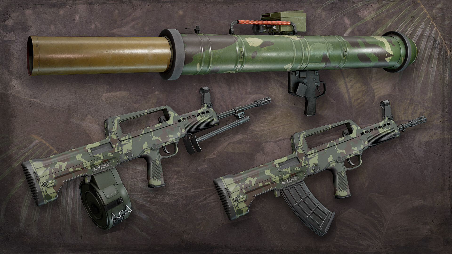 Squad Weapon Skins - Jungle Assault Pack Featured Screenshot #1