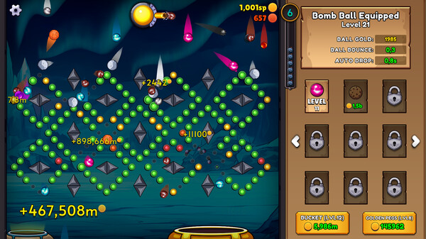 Screenshot 4 of PegIdle - final gameplay screenshot