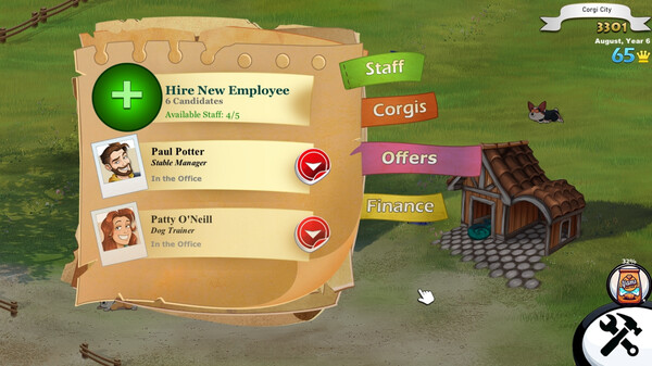 Screenshot of Corgi Race