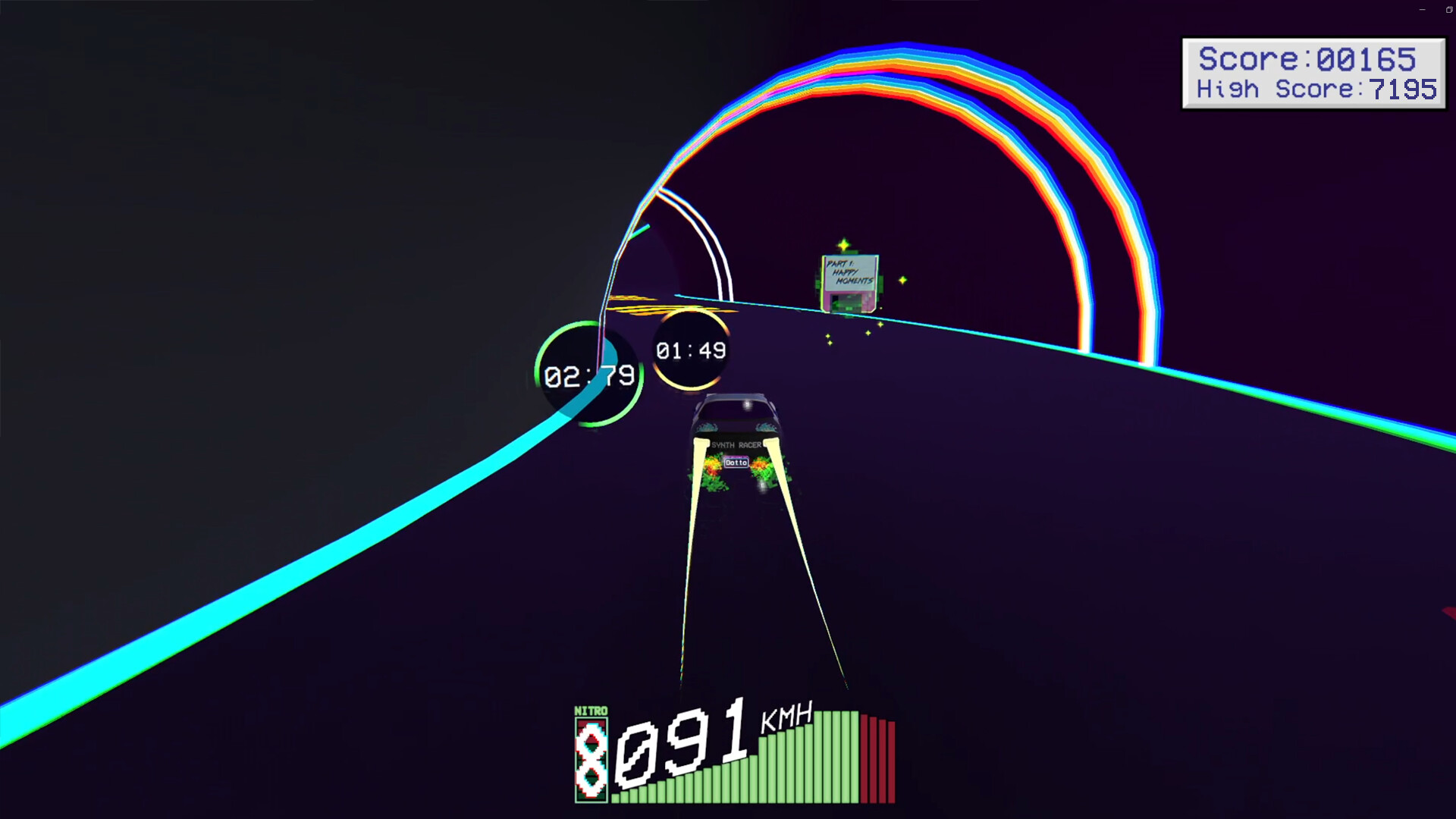 #5. Midnight Racer (Steam) Podle: Dots Factory Games