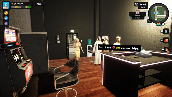 Casino Management Simulator.