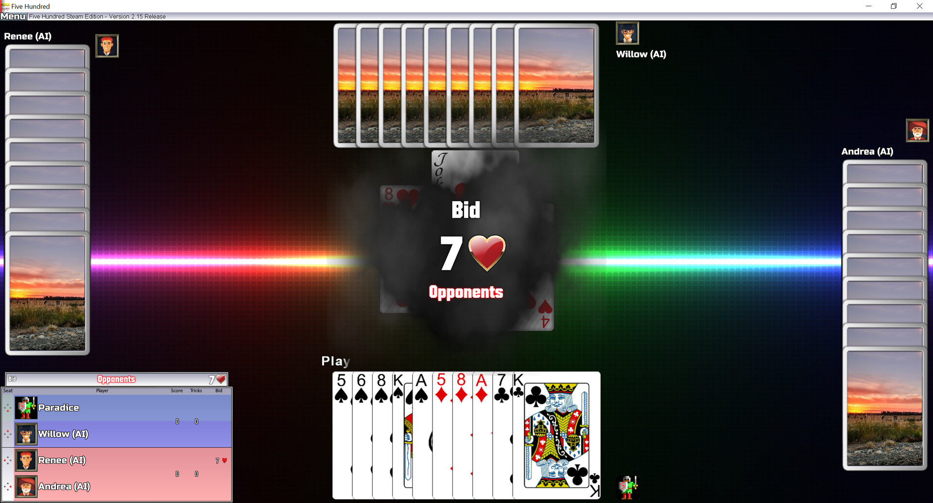 Five Hundred screenshot #4