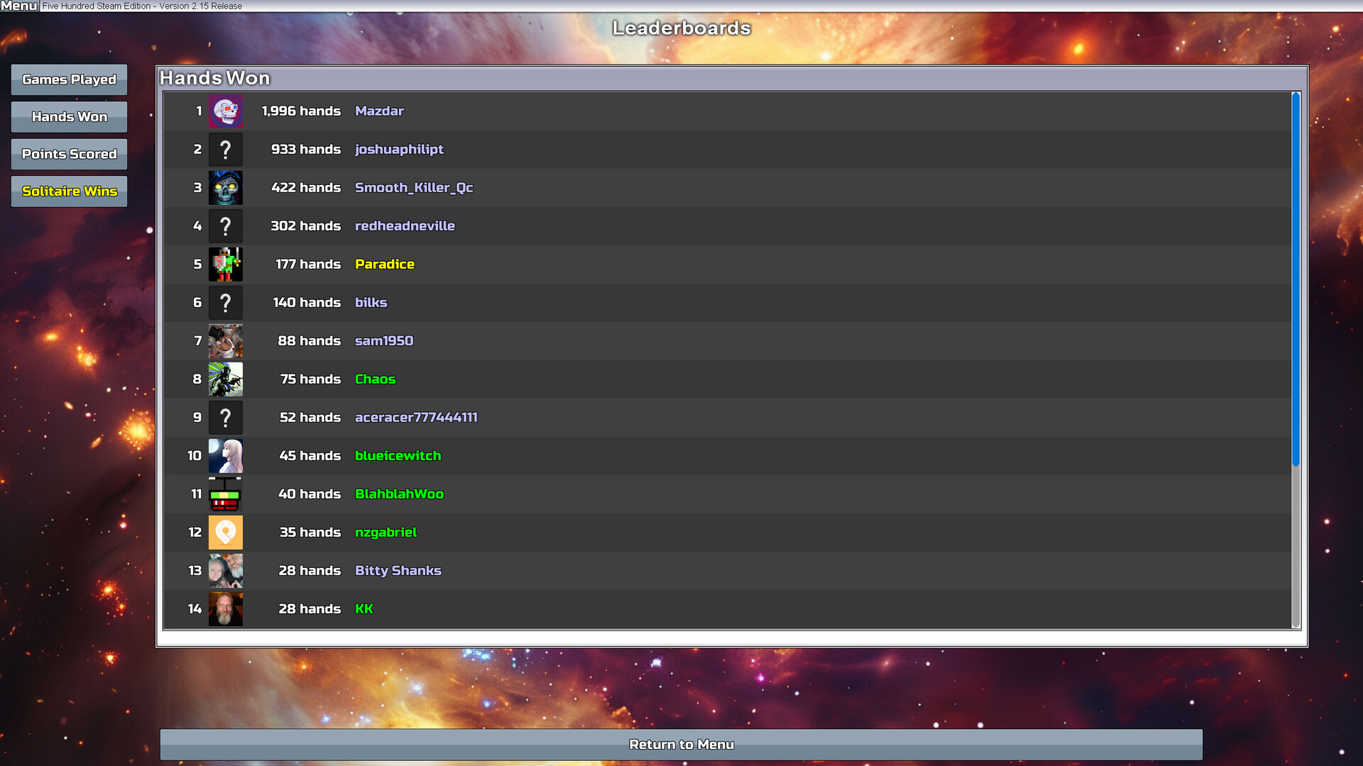 Five Hundred screenshot #5