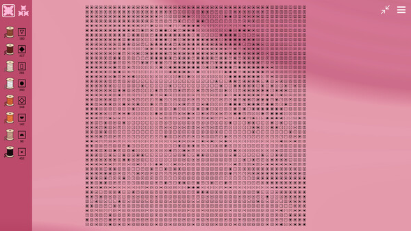 Screenshot z Art-Therapy: Cross Stitch