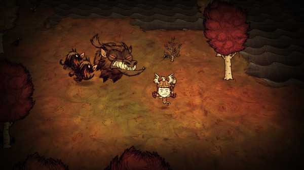 Screenshot z Don't Starve Reign of Giants