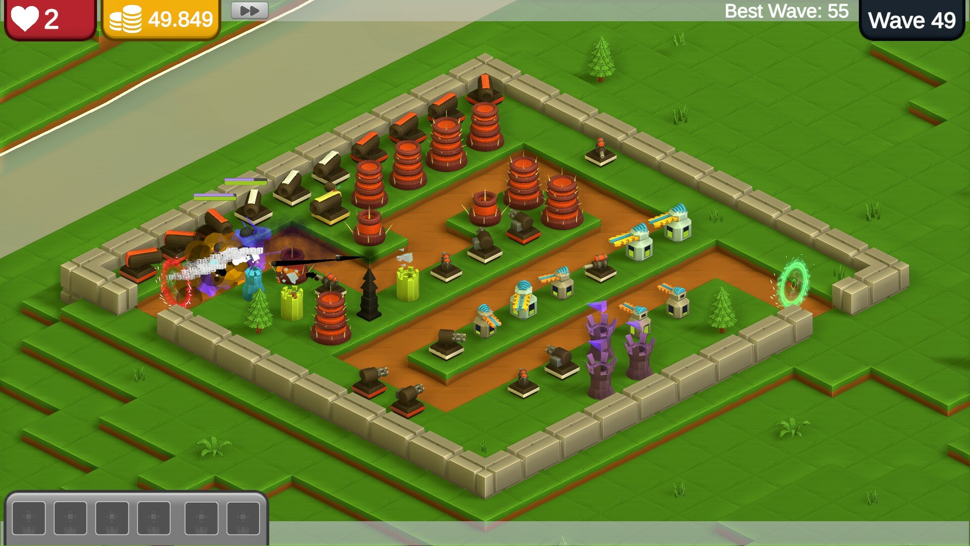 Invaders Tower Defense Online screenshot #2