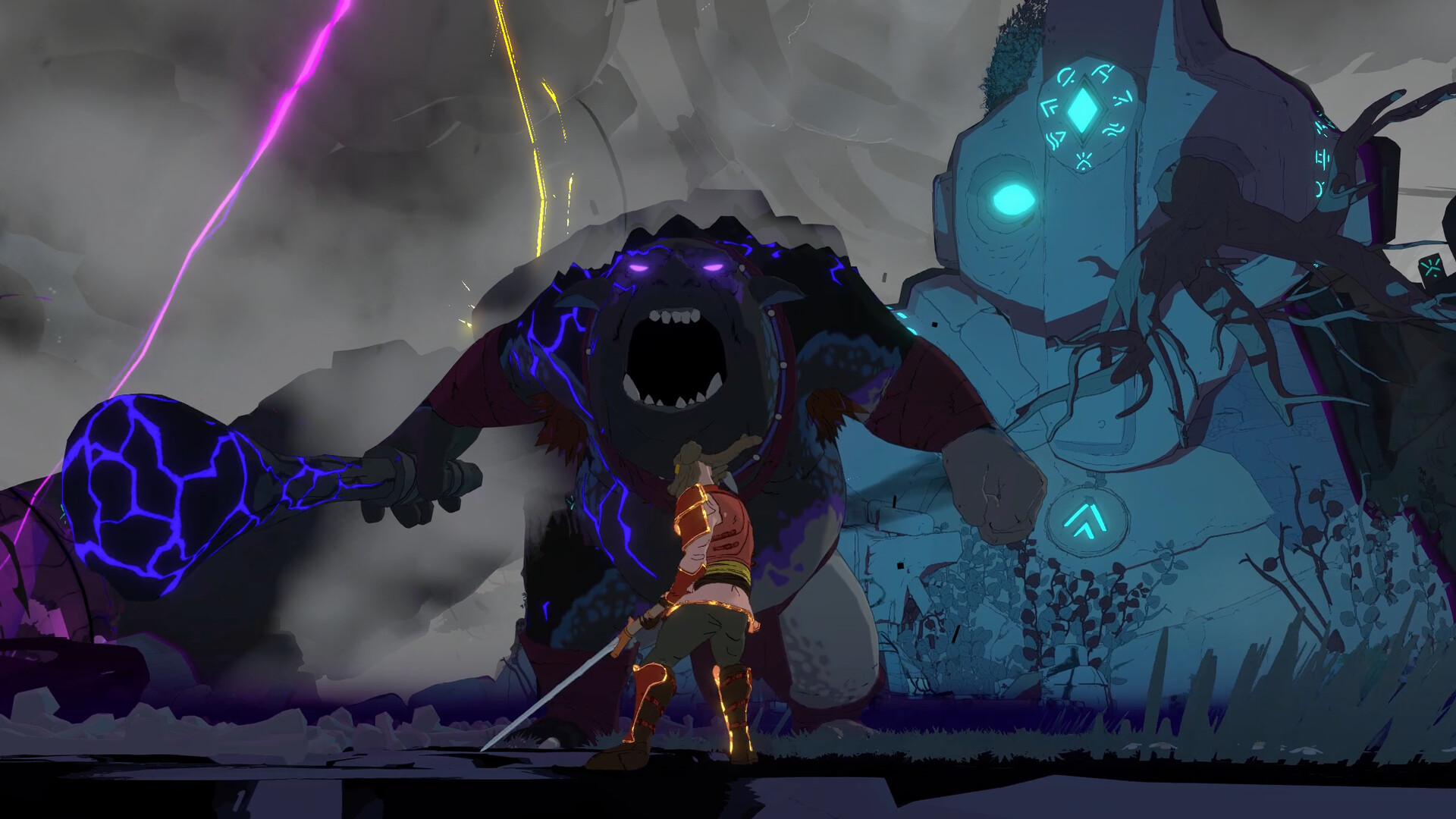 Five character classes and over 100 skills let players mix melee, ranged and magical builds. Image: Roboto Games.
