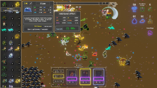 Screenshot z Summonsters