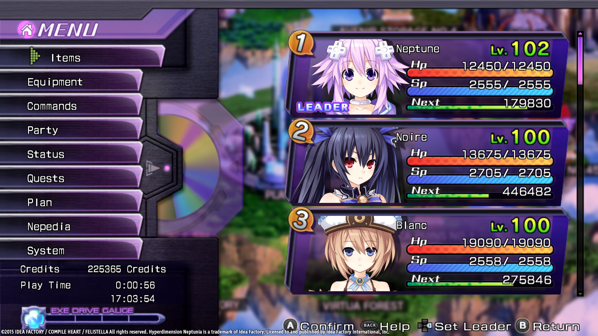 Hyperdimension Neptunia Re;Birth1