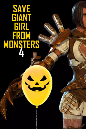 Save Giant Girl from monsters 4 cover art