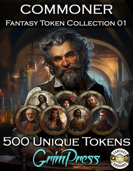 Fantasy Grounds - Fantasy Token Collection - Commoner 01