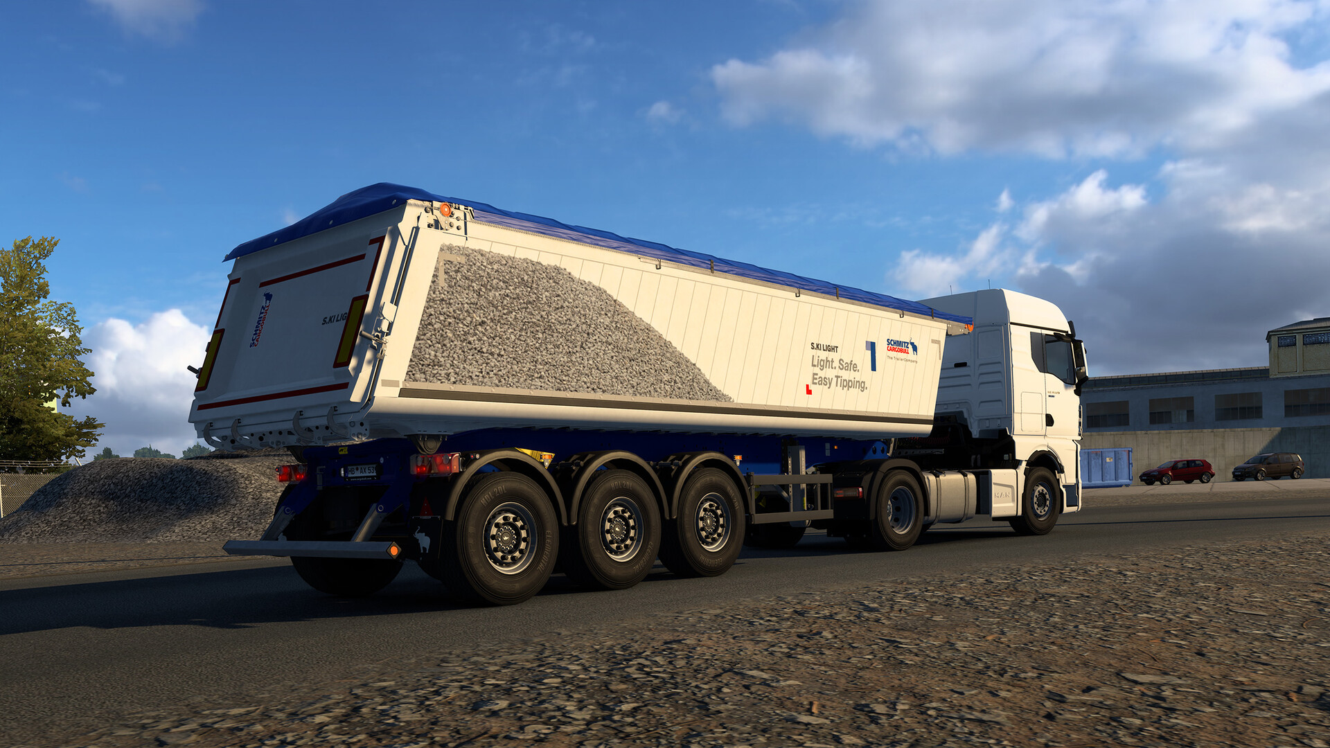 Скриншот Euro Truck Simulator 2 - Schmitz Cargobull Trailer Pack — кадр 4