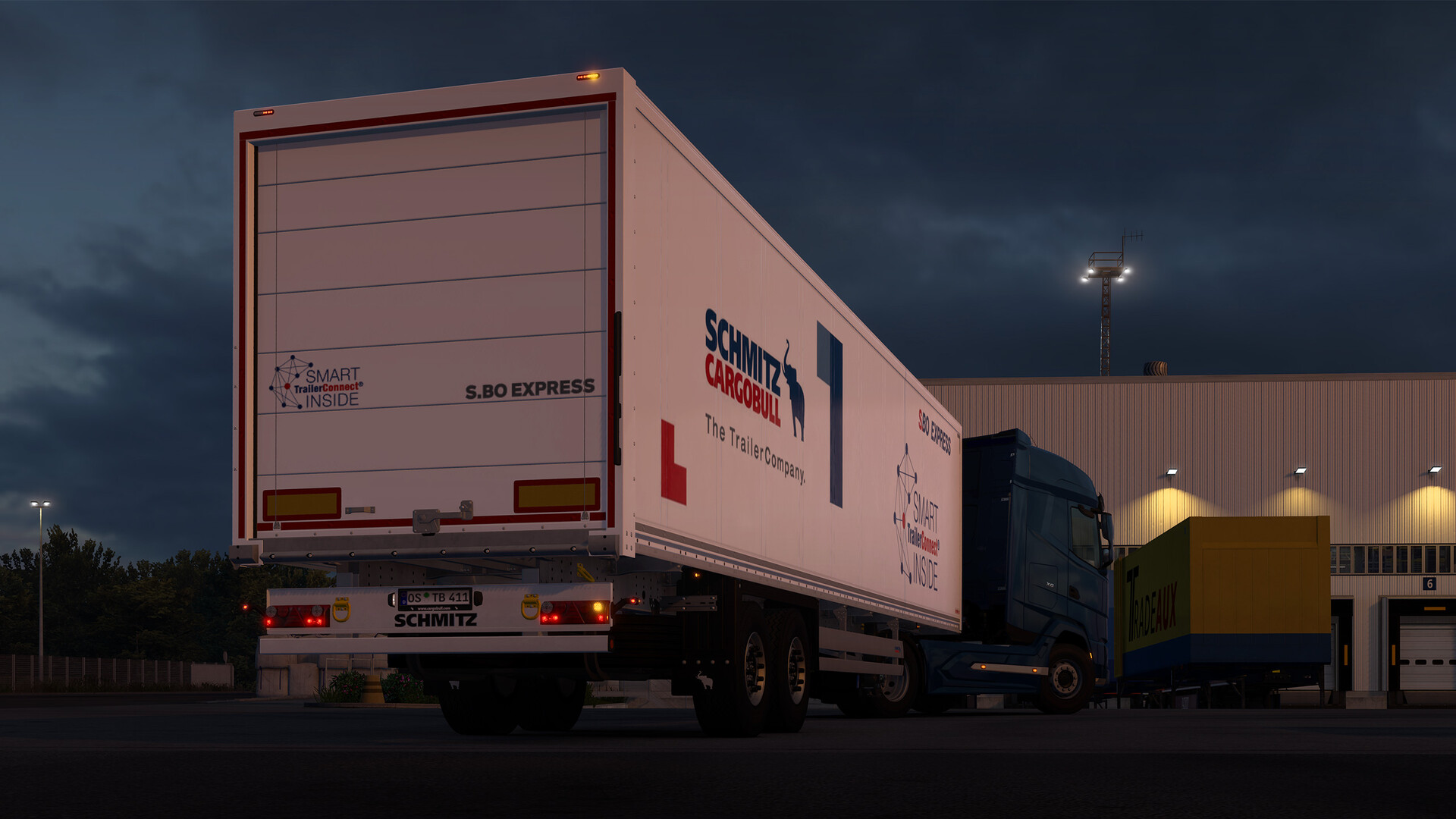 Скриншот Euro Truck Simulator 2 - Schmitz Cargobull Trailer Pack — кадр 2