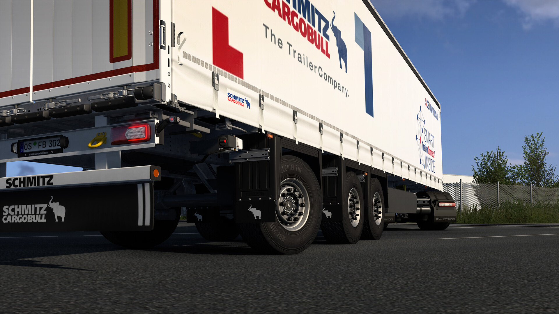Скриншот Euro Truck Simulator 2 - Schmitz Cargobull Trailer Pack — кадр 14