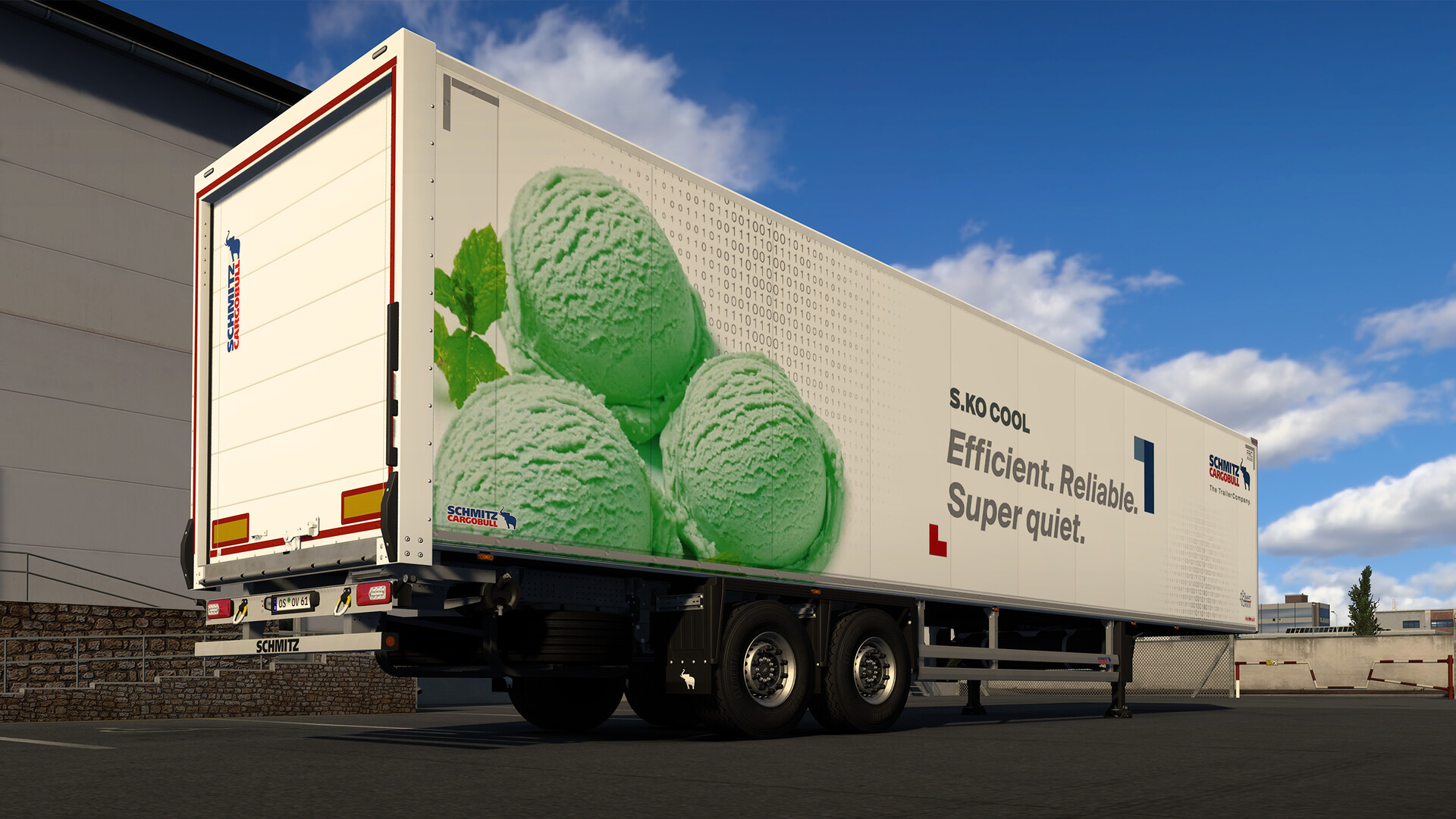 Скриншот Euro Truck Simulator 2 - Schmitz Cargobull Trailer Pack — кадр 6