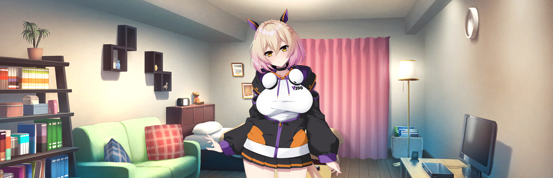 从画面中出来的我推Vtuber的同居生活 ~兽耳游戏主播是消极者?~