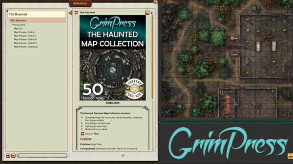 Fantasy Grounds - Map Collection - The Haunted