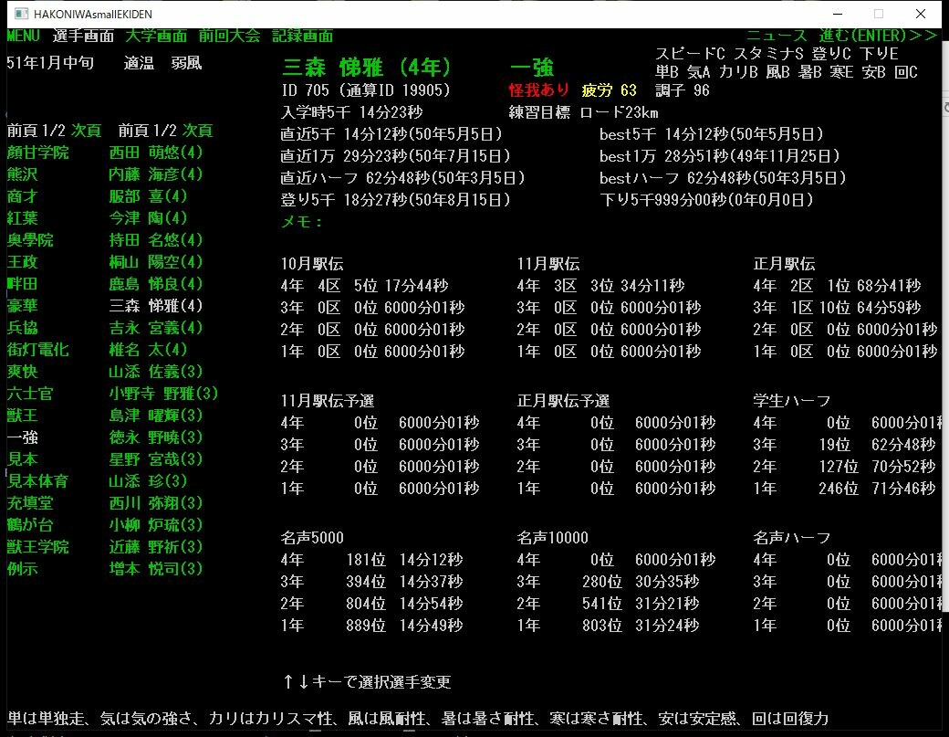 screenshot of 箱庭小駅伝 4