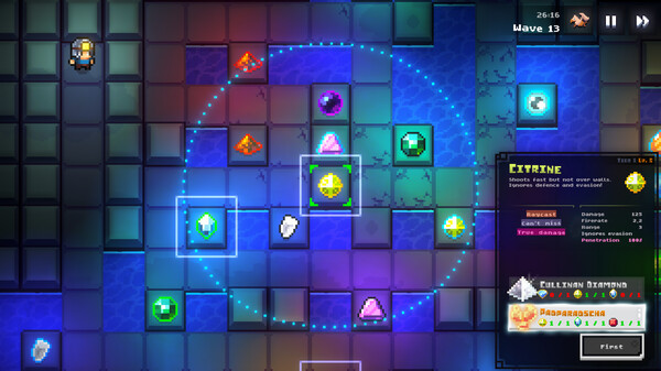 Screenshot z Gem Miner TD Screenshot z Gem Miner TD