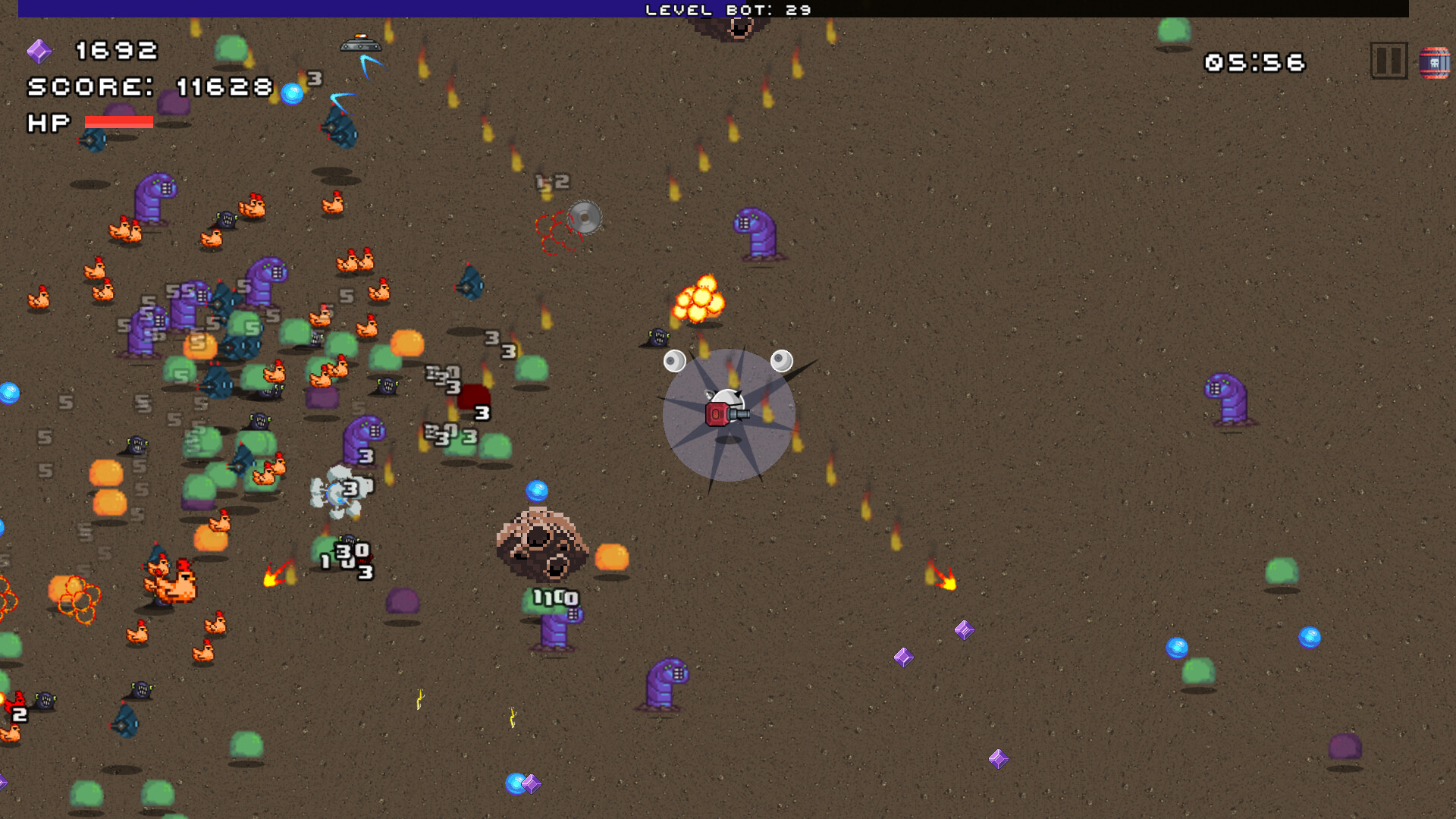 ATOMIC BOT: SURVIVOR ON PLANETS screenshot #4