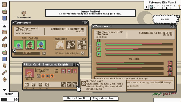 Heroes For Hire - Guild Micromanagement Simulator