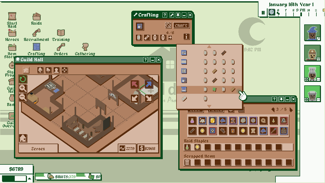 Heroes For Hire - Guild Micromanagement Simulator screenshot 2