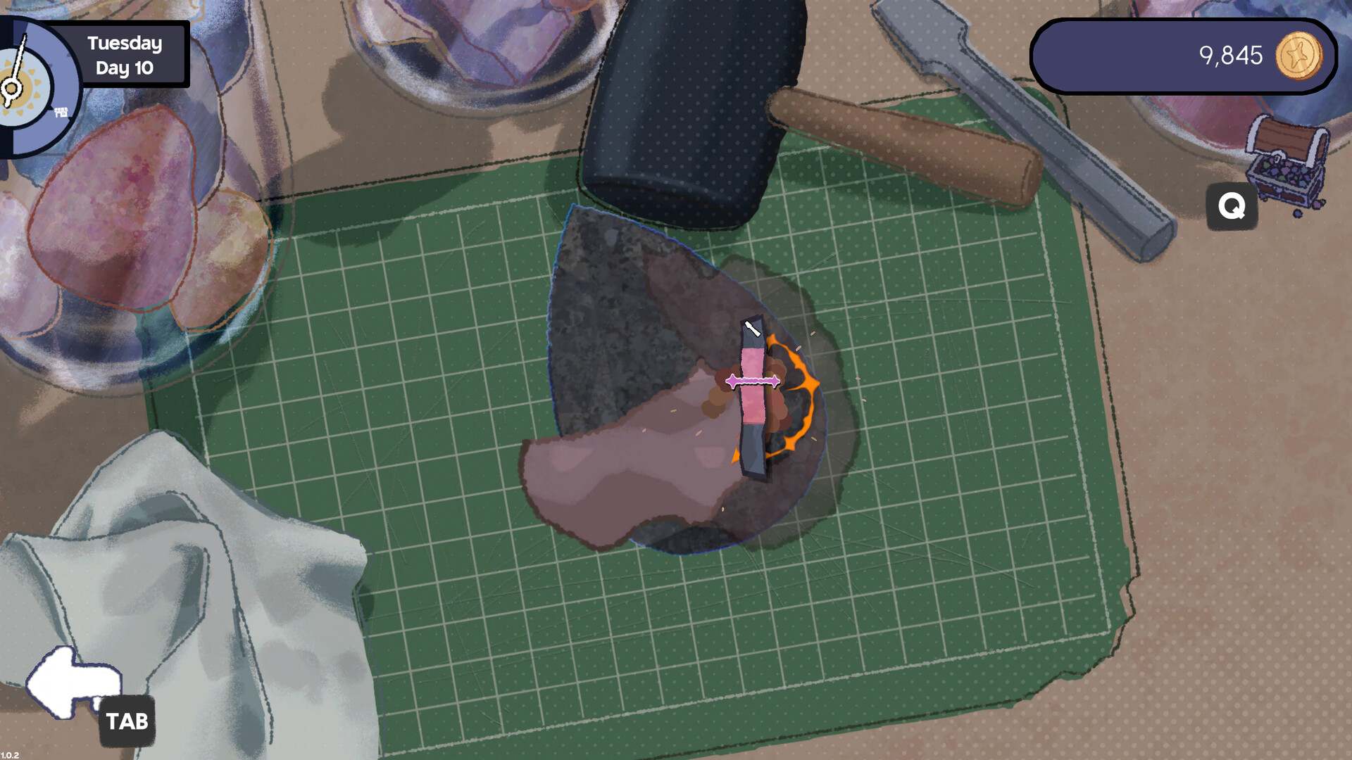 #4. Gemporium: A Cute Mining Sim (Steam) De: Merge Conflict Studio