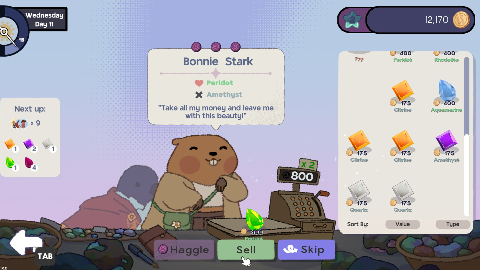 #5. Gemporium: A Cute Mining Sim (Steam) De: Merge Conflict Studio