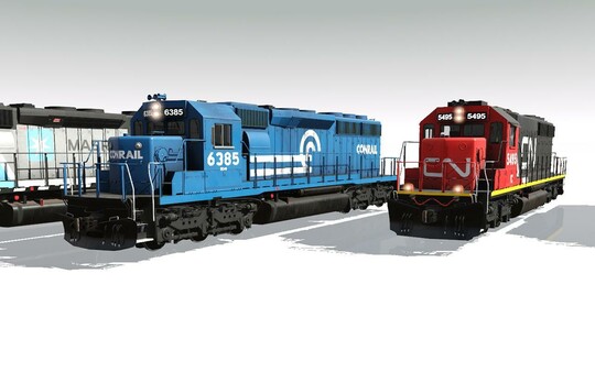 Trainz 2019 DLC - Pro Train: SD40-2 Loco Bundle 2