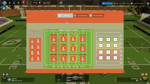 Screenshot z Rugby League Team Manager 4