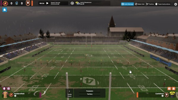 Screenshot z Rugby League Team Manager 4