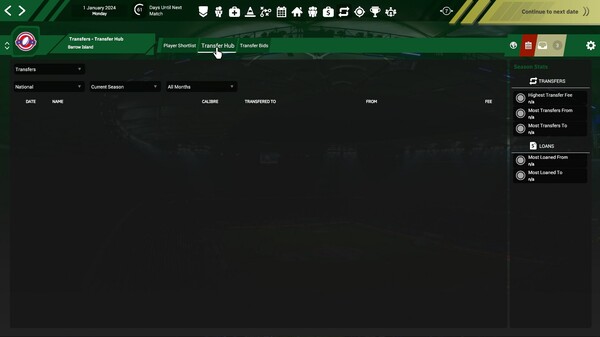 Screenshot z Rugby League Team Manager 4