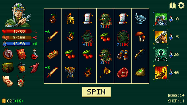 Spinny Dungeon gameplay screenshot