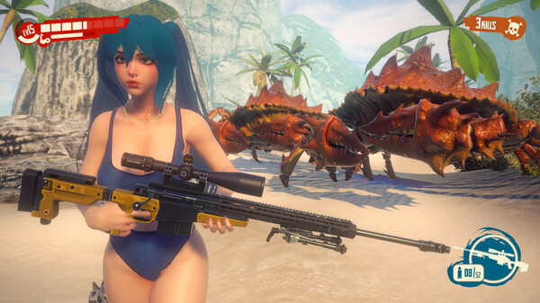 Anime Girls: Sun of a Beach - скриншот 5