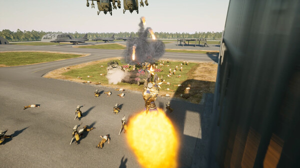 Screenshot of Wukong Survivors ：God Slayer gameplay showing in-action mechanics