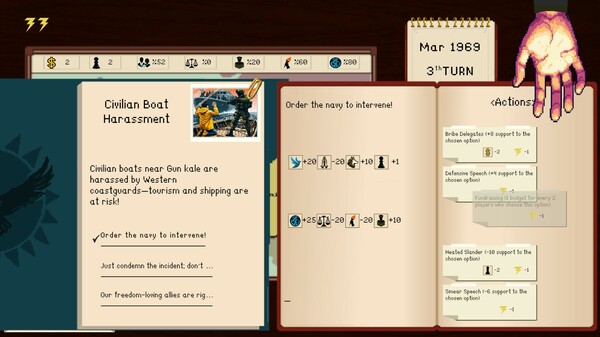 Screenshot z Statecraft: Corrupted Democracy Screenshot z Statecraft: Corrupted Democracy