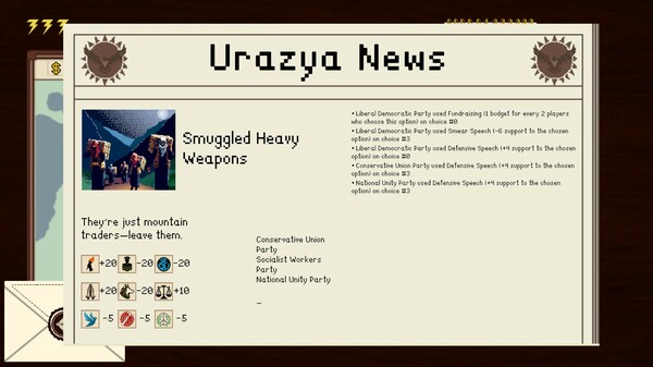 Screenshot z Statecraft: Corrupted Democracy Screenshot z Statecraft: Corrupted Democracy