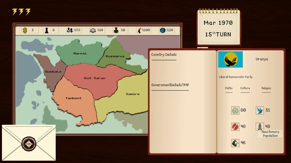 Screenshot z Statecraft: Corrupted Democracy Screenshot z Statecraft: Corrupted Democracy