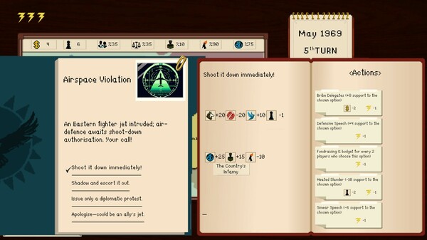 Screenshot z Statecraft: Corrupted Democracy Screenshot z Statecraft: Corrupted Democracy