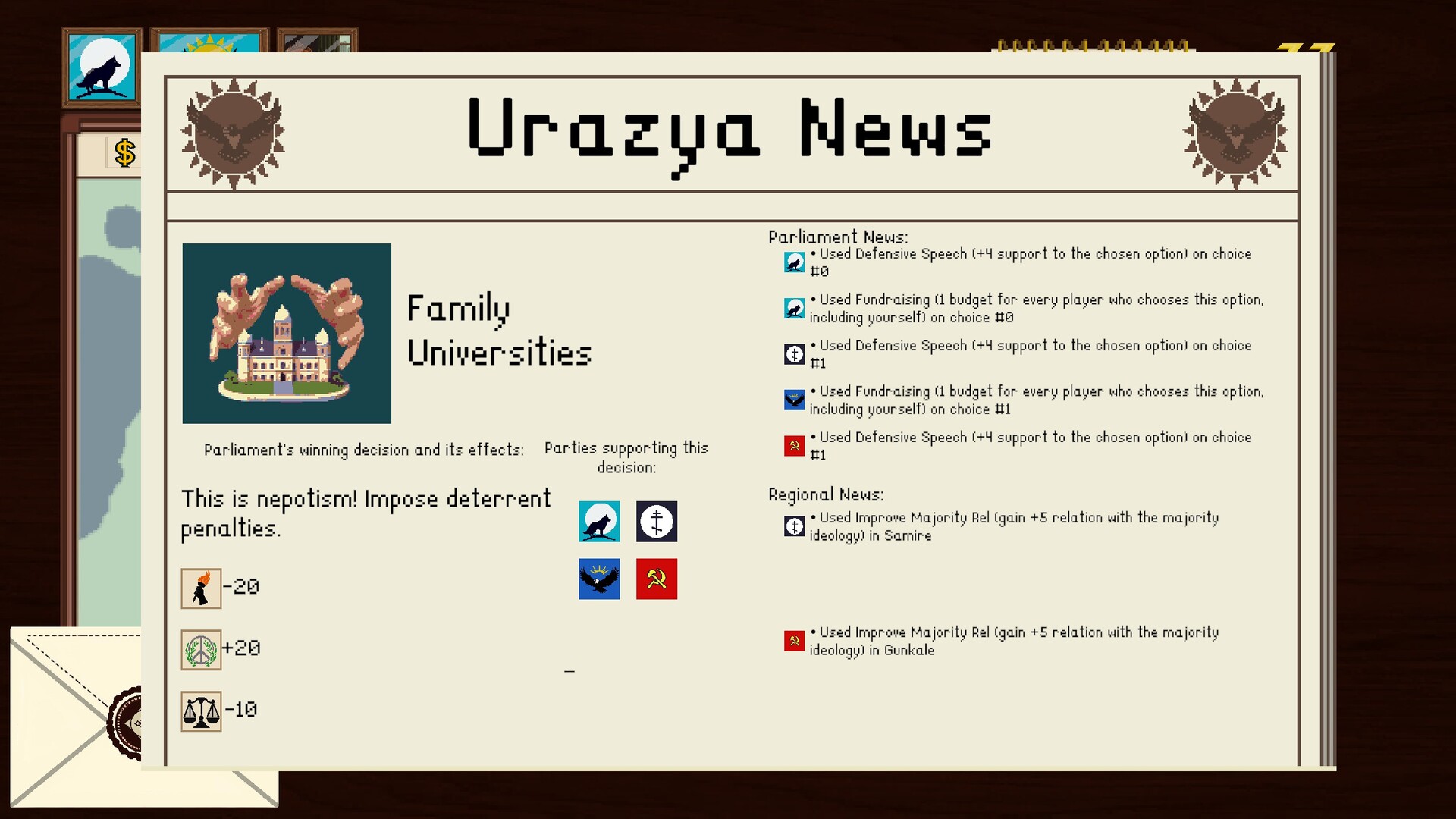 Statecraft: Corrupted Democracy screenshot #10