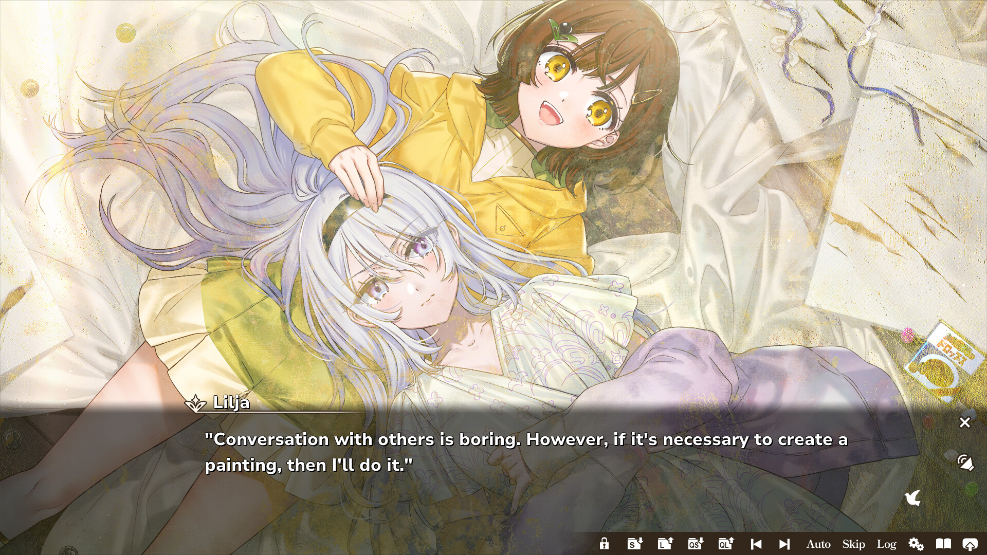 Lilja and Natsuka Painting Lies screenshot 3