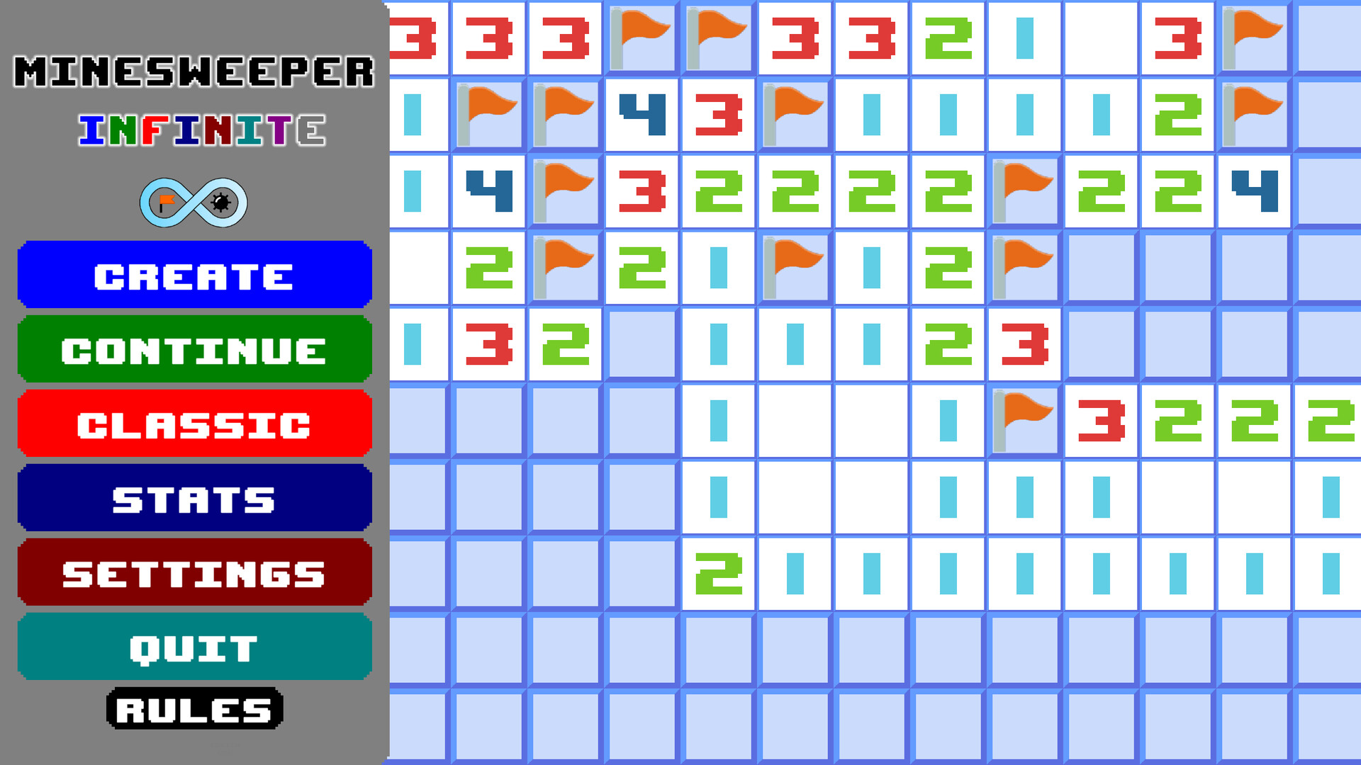#7. Minesweeper Infinite (Steam) 由: Cobalt Code